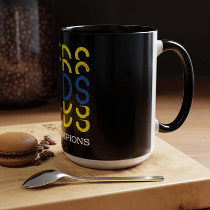 Leeds United “The Champions” Accent  Mug