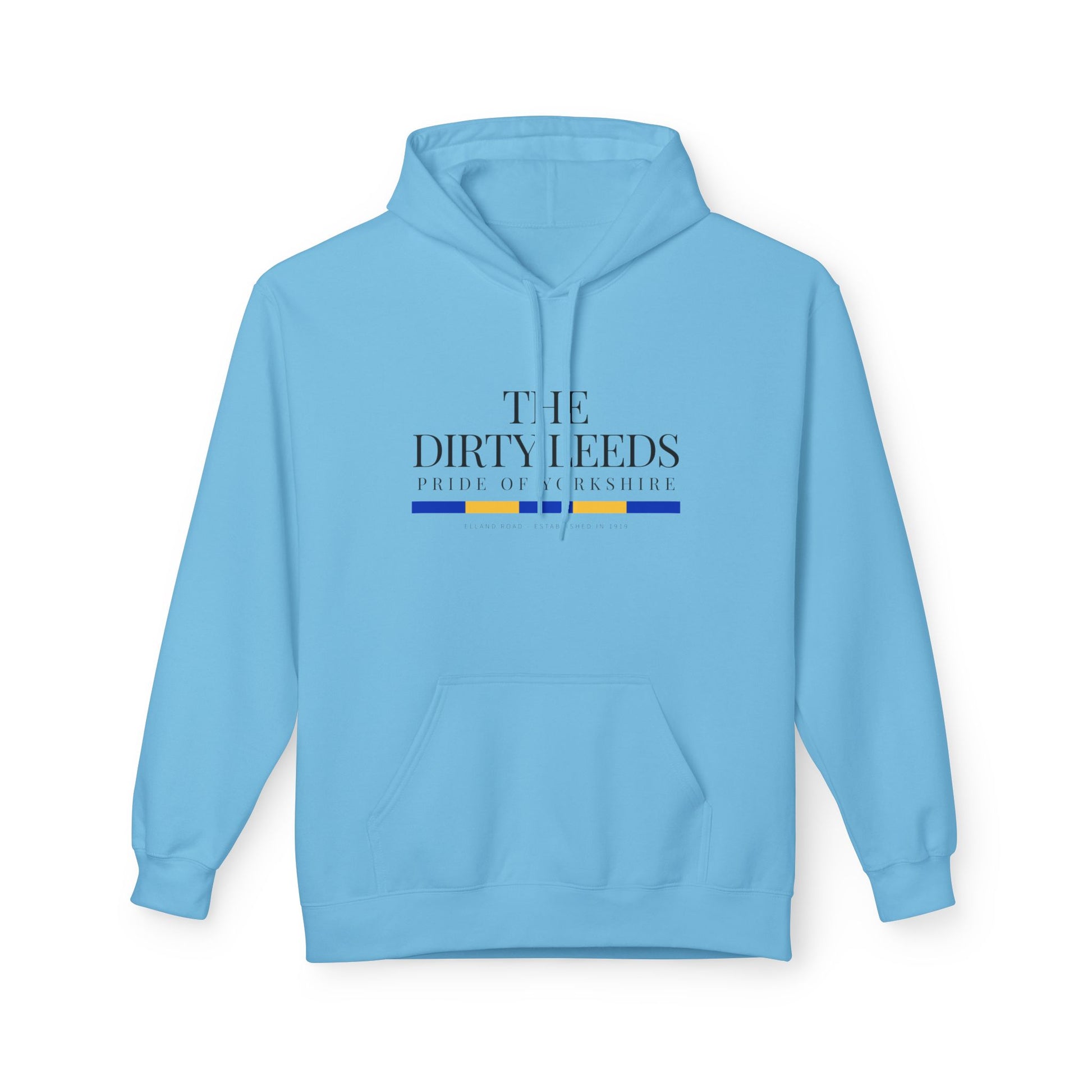 LUFC “The Dirty Leeds: Pride of  Yorkshire” Softstyle Fleece Hoodie - Lufcnews.co.uk