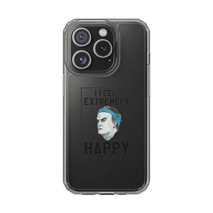 Clear Phone Case - Bielsa I feel Extremely Happy