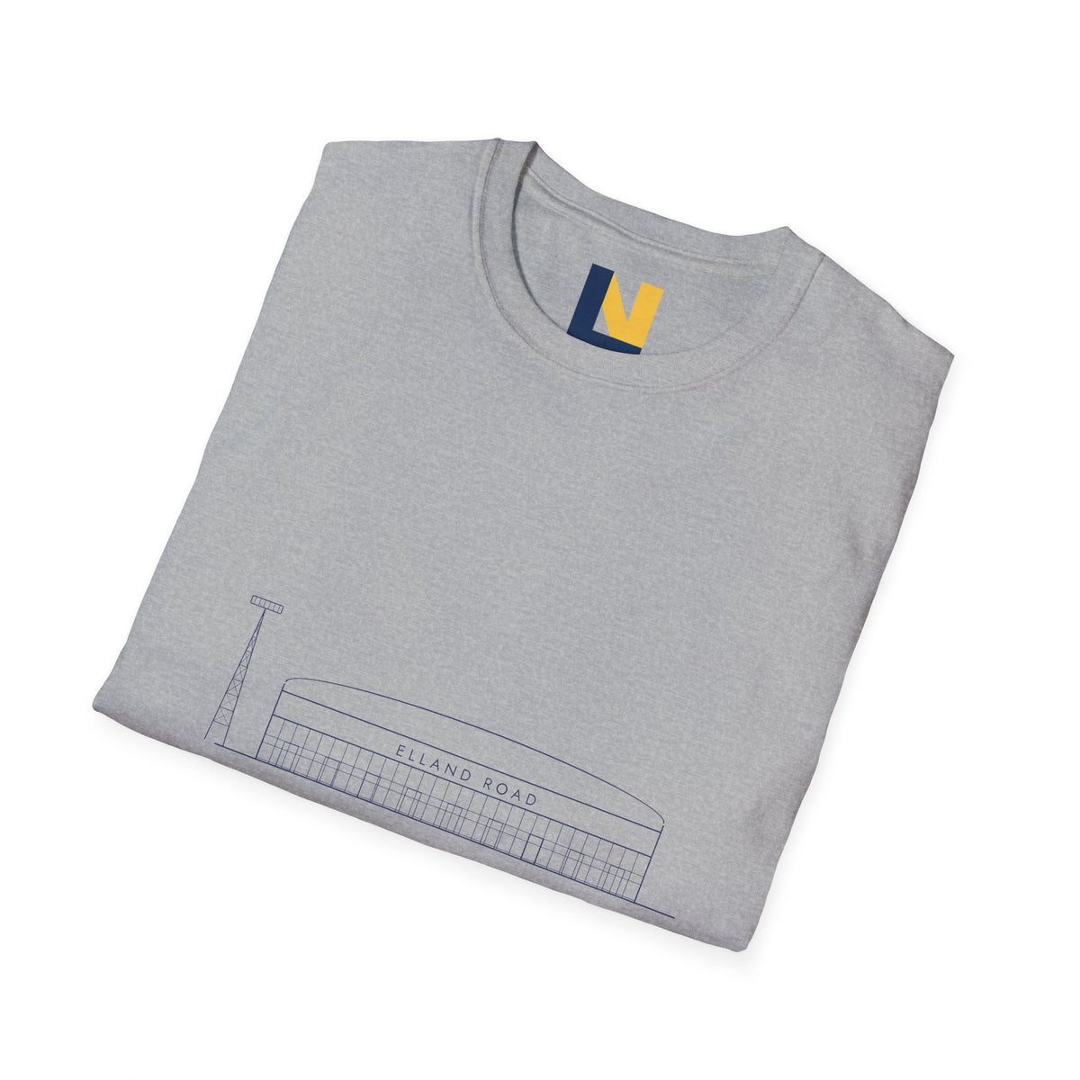 Elland Road Line Art Leeds T-Shirt