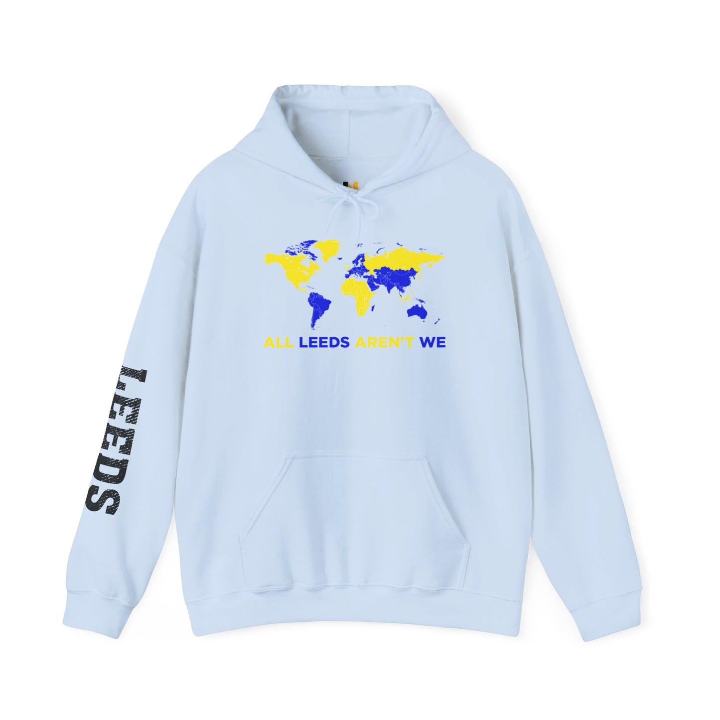 LUFC World Map Hoodie Heavy  Blend™ Unisex