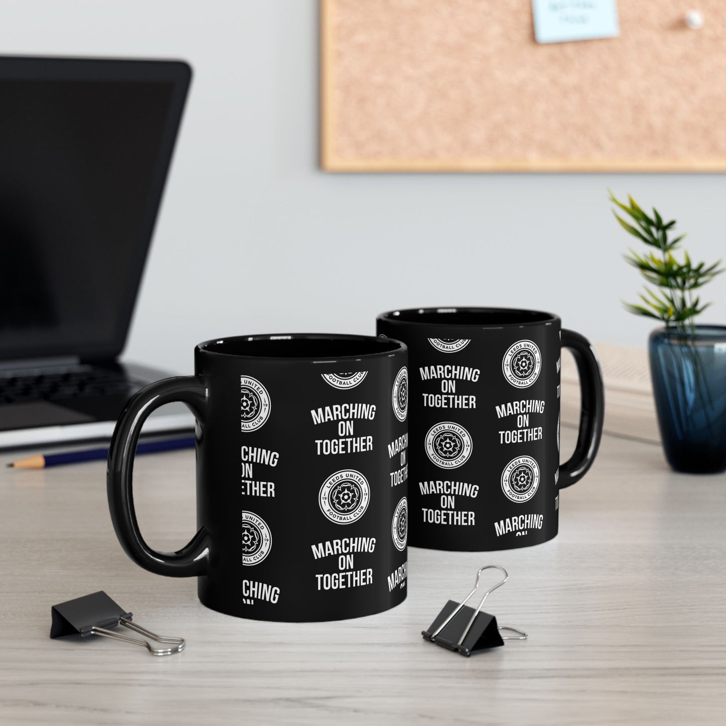 LUFC “All Leeds Aren’t We” World Map  Mug