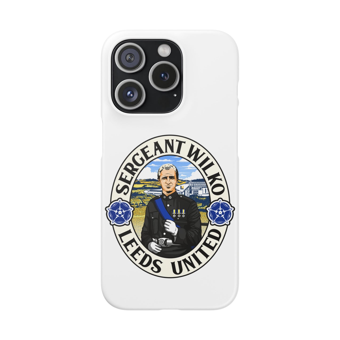 LUFC "SERGEANT WILKO" Leeds  United: Snap Case
