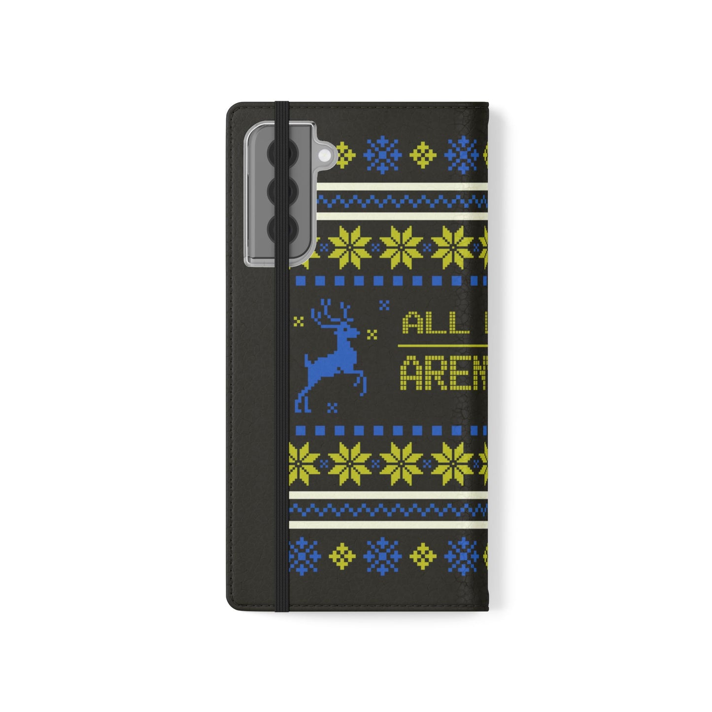 LUFC "All Leeds Aren't We" Flip Case  Phone Wallet: Christmas Edition