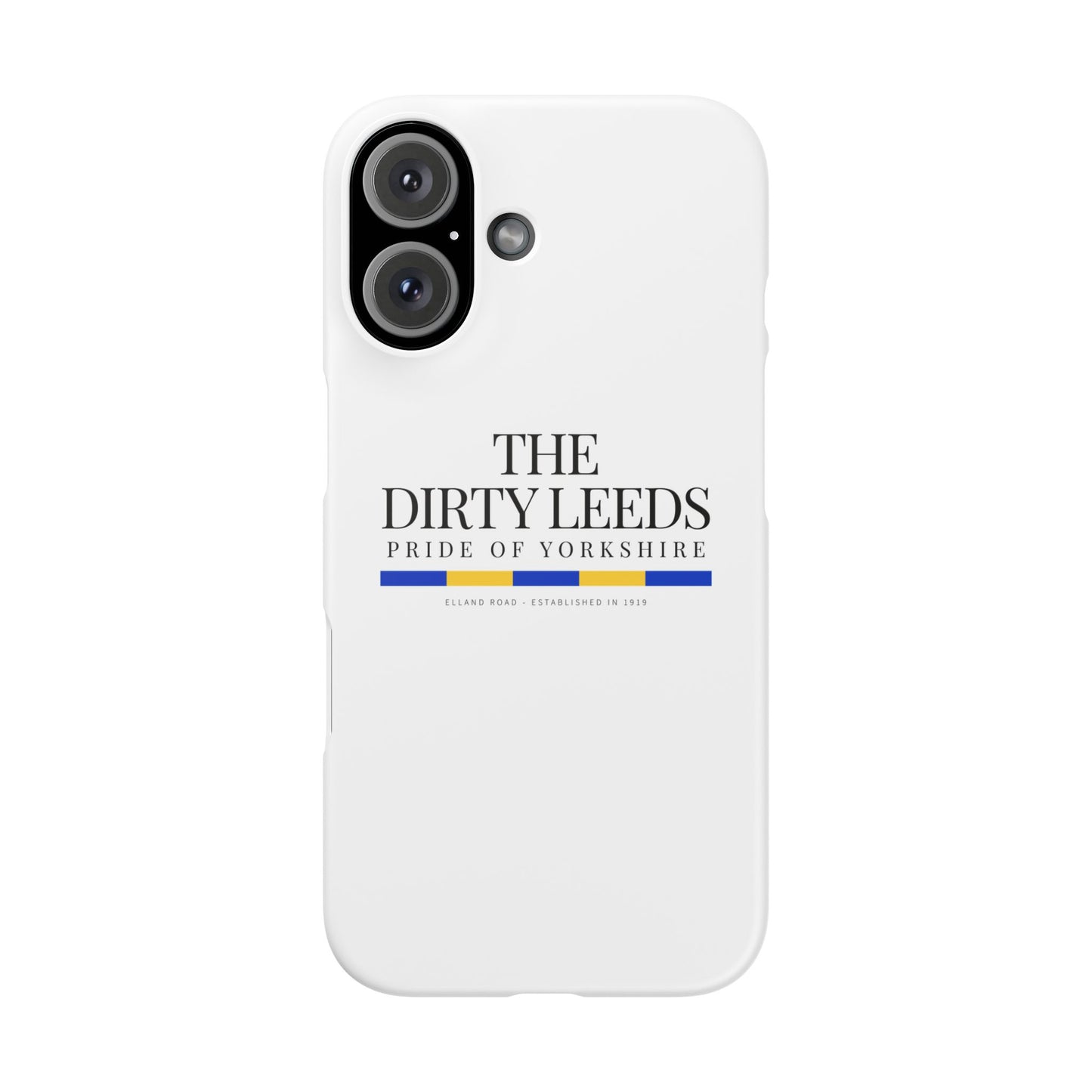 LUFC “The Dirty Leeds: Pride of  Yorkshire” Snap Case