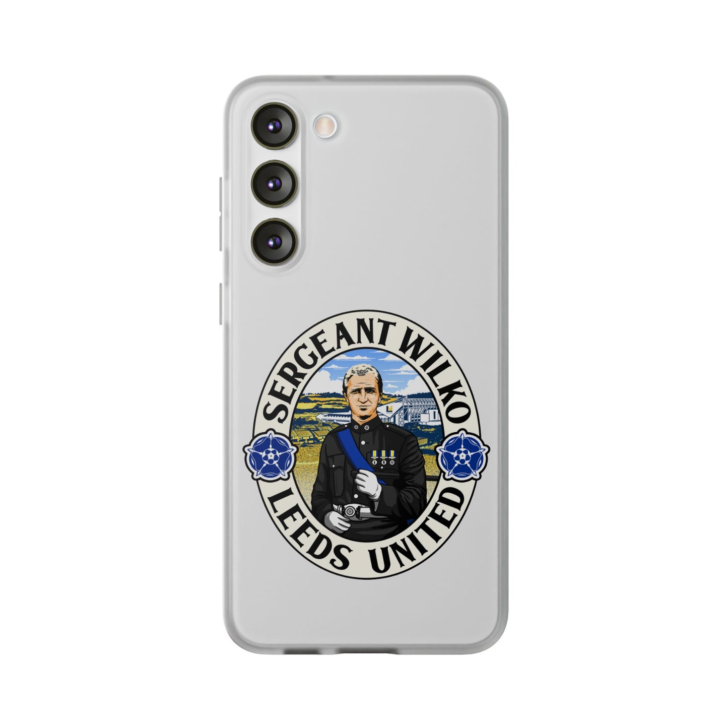 Leeds United 'SERGEANT WILKO'  Retro Football: Flexi Case