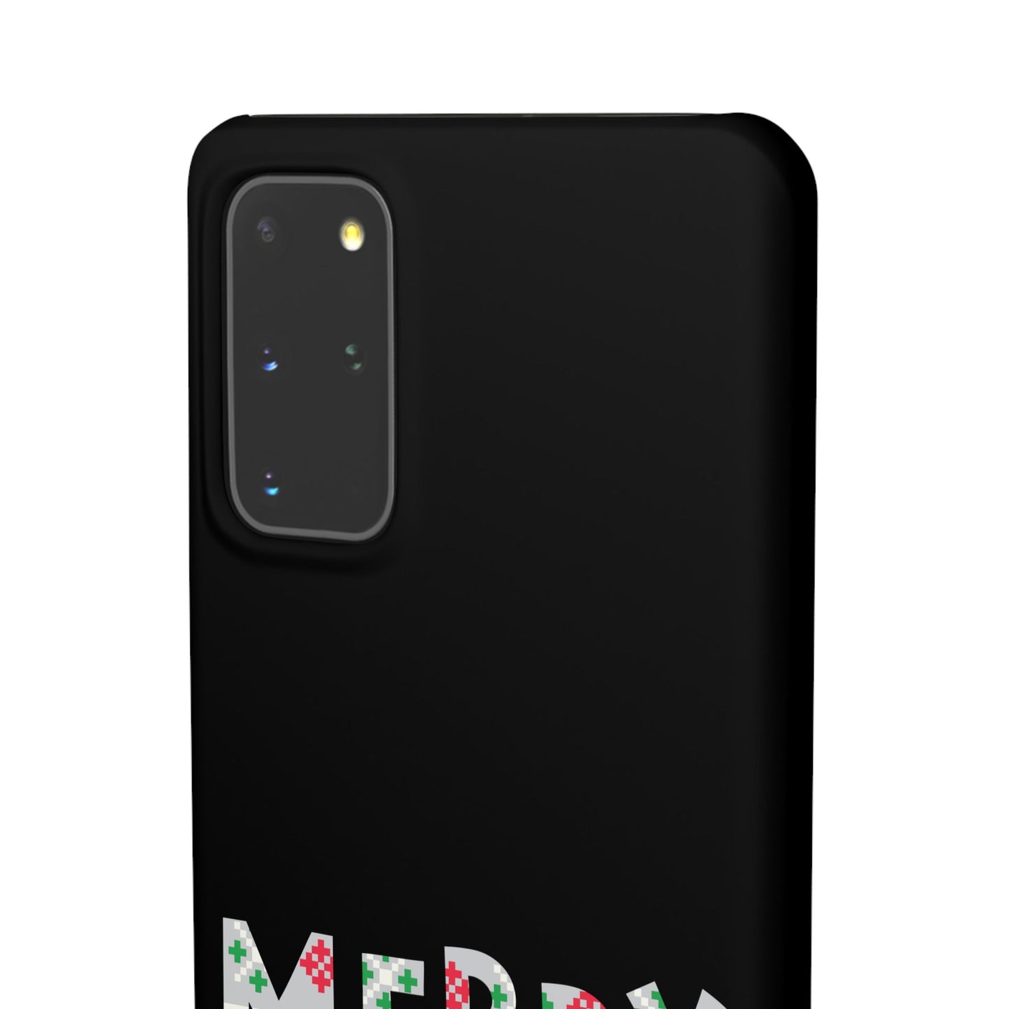 Leeds United "Merry Xmas" Red &  Green Emblem Snap Case: Christmas  Edition