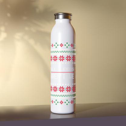 20oz LUFC “ALL LEEDS AREN’T WE”  Christmas Design Slim Stainless  Steel Water Bottle