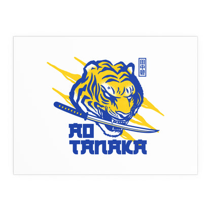 LUFC “Ao Tanaka” Silk Poster