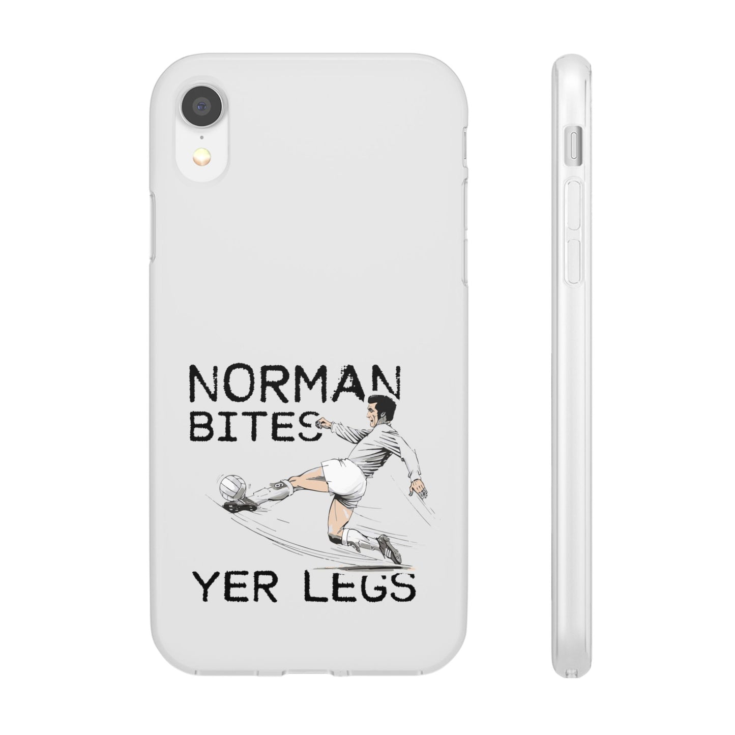 LUFC Norman Bites 'YER LEGS’ Flexi  Case