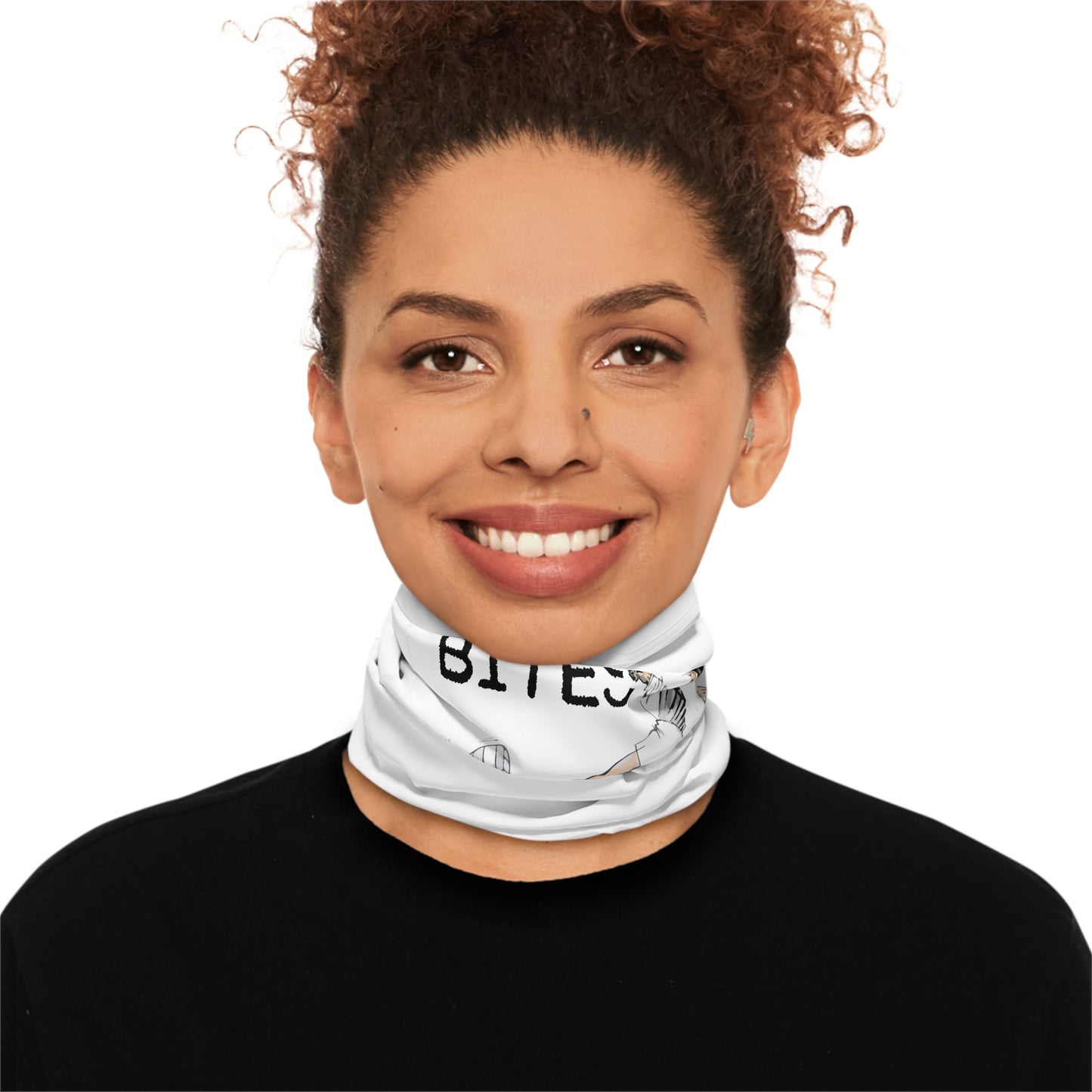 LUFC “Norman Bites Yer Legs”  Winter Neck Gaiter: Fleece-Lined  Cold-Weather Essential
