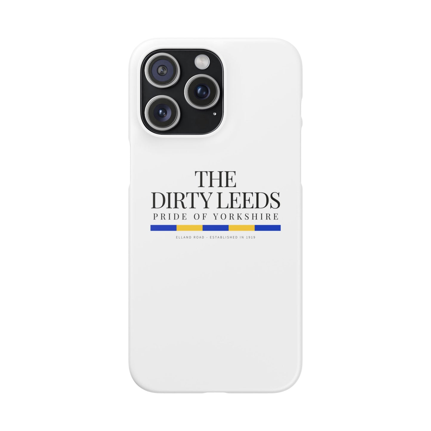 LUFC “The Dirty Leeds: Pride of  Yorkshire” Snap Case