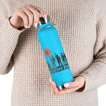 LUFC “Lest We Forget” Copper  Vacuum Insulated Bottle: Leeds  United Remembrance Edition