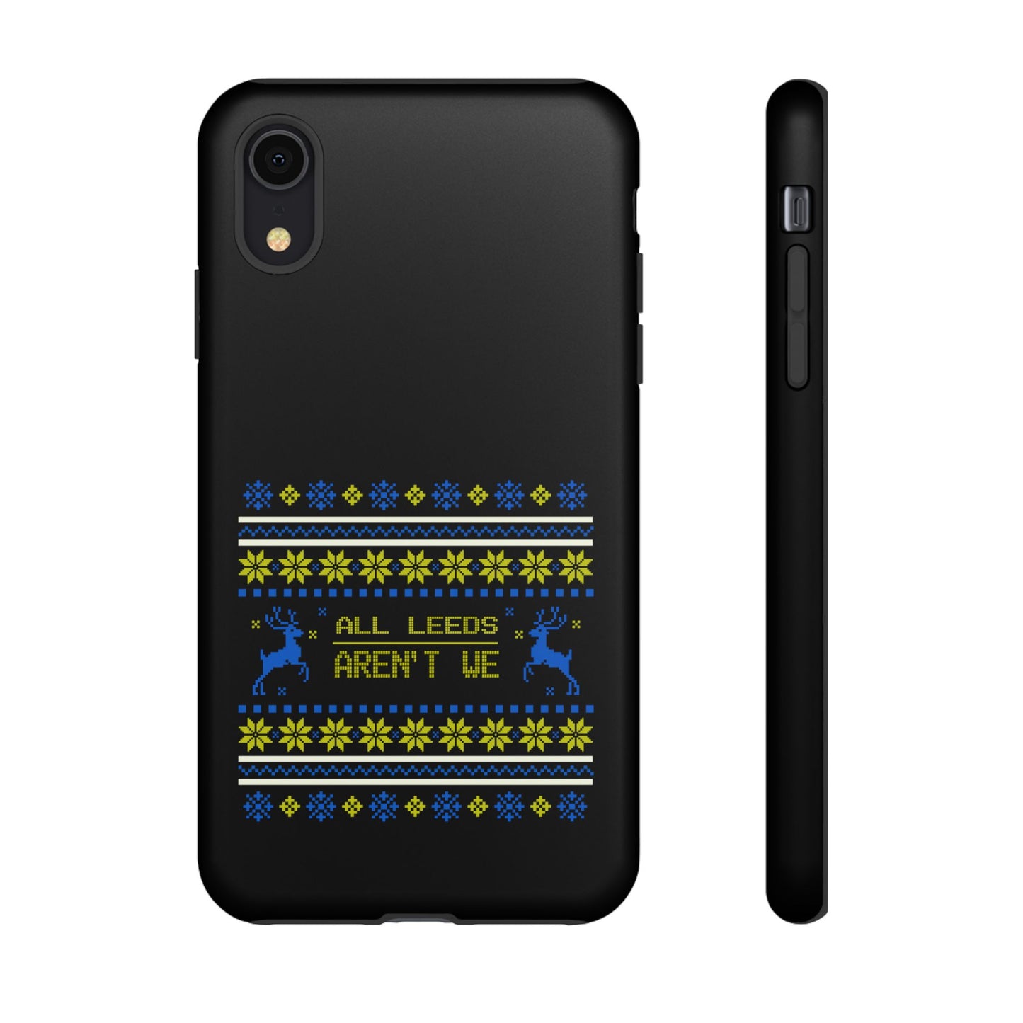 LUFC 'All Leeds Aren't We' Phone  Case: Christmas Edition