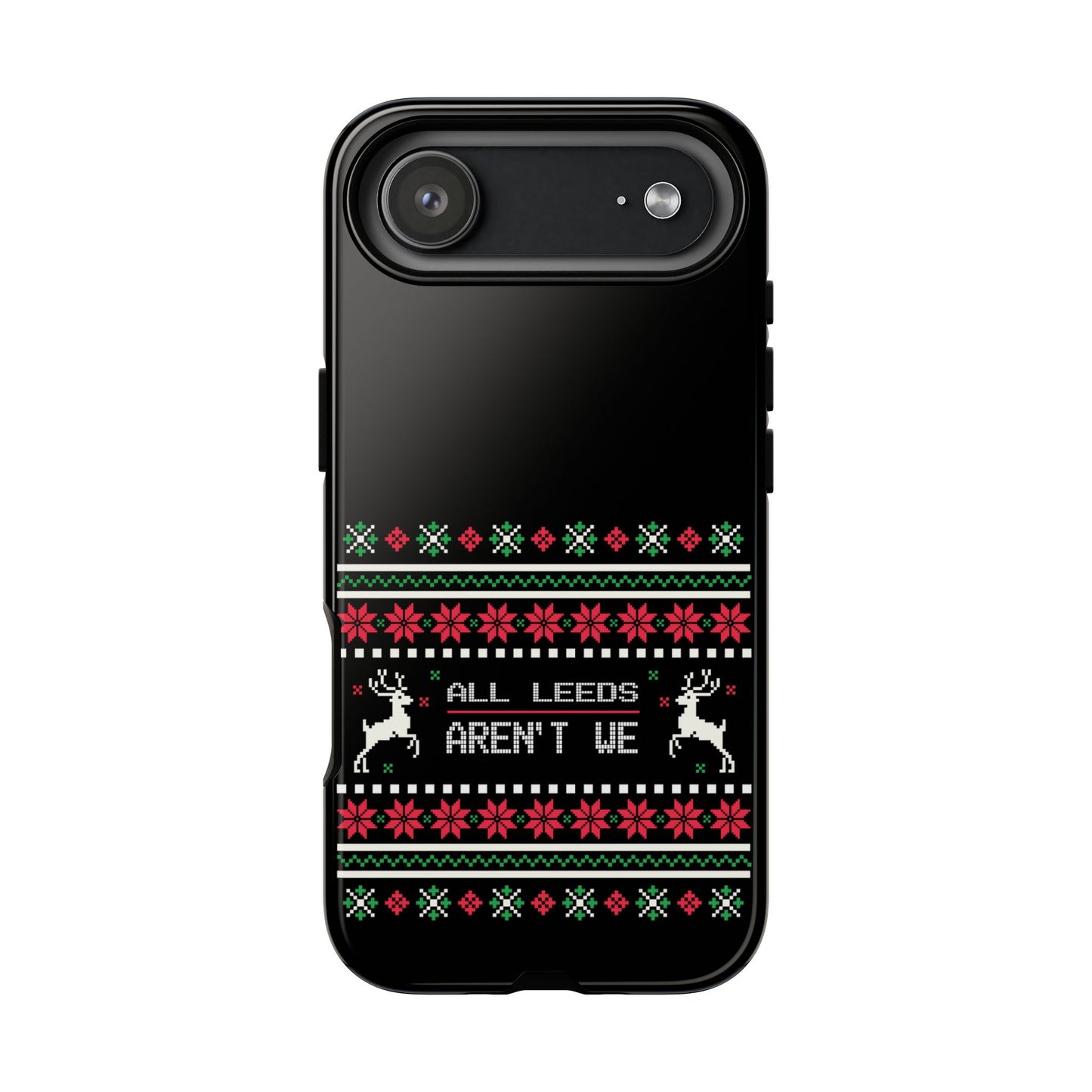LUFC 'All Leeds Aren't We' Phone  Case: Christmas Edition