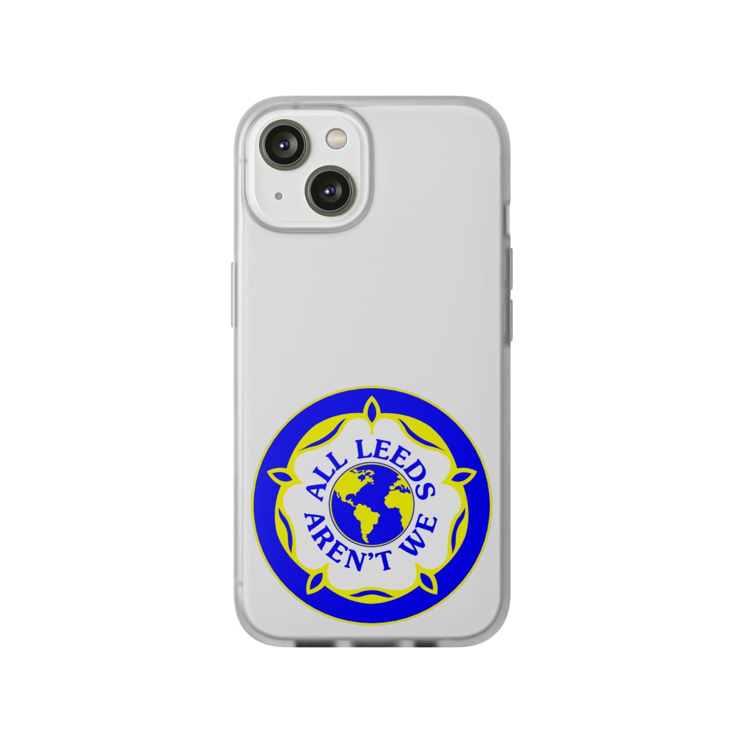 LUFC 'All Leeds Aren't We' Retro  Football: Flexi Case