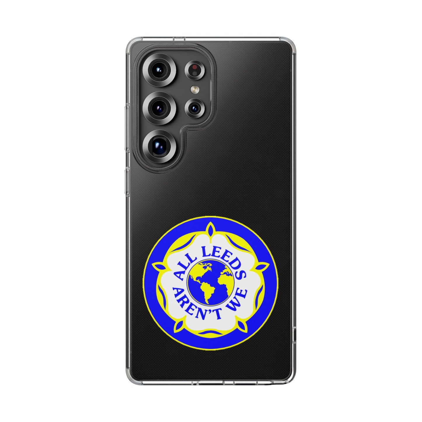 LUFC “All Leeds Aren’t We” Clear  Impact-Resistant Case