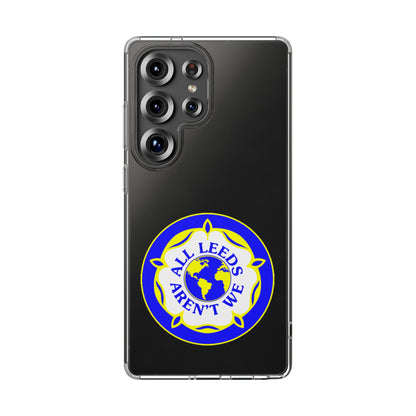 LUFC “All Leeds Aren’t We” Clear  Impact-Resistant Case - Lufcnews.co.uk