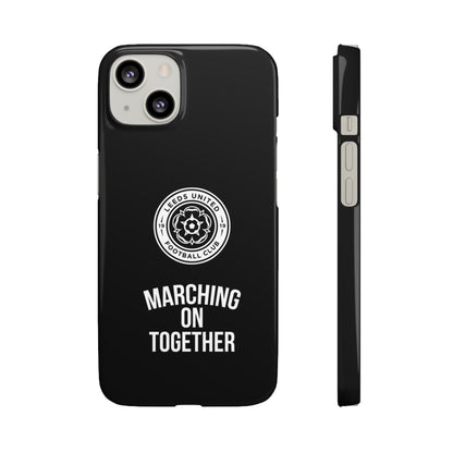 05 Snap Phone Case — "All Leeds Aren't We" Blue & Yellow Emblem