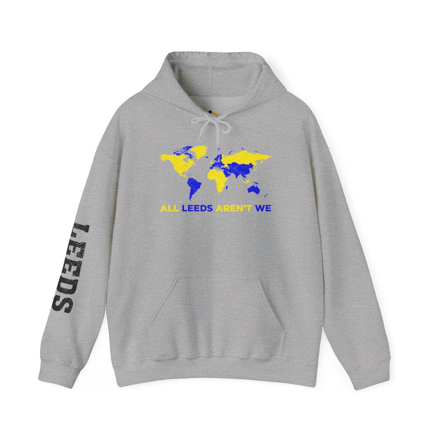 LUFC World Map Hoodie Heavy  Blend™ Unisex