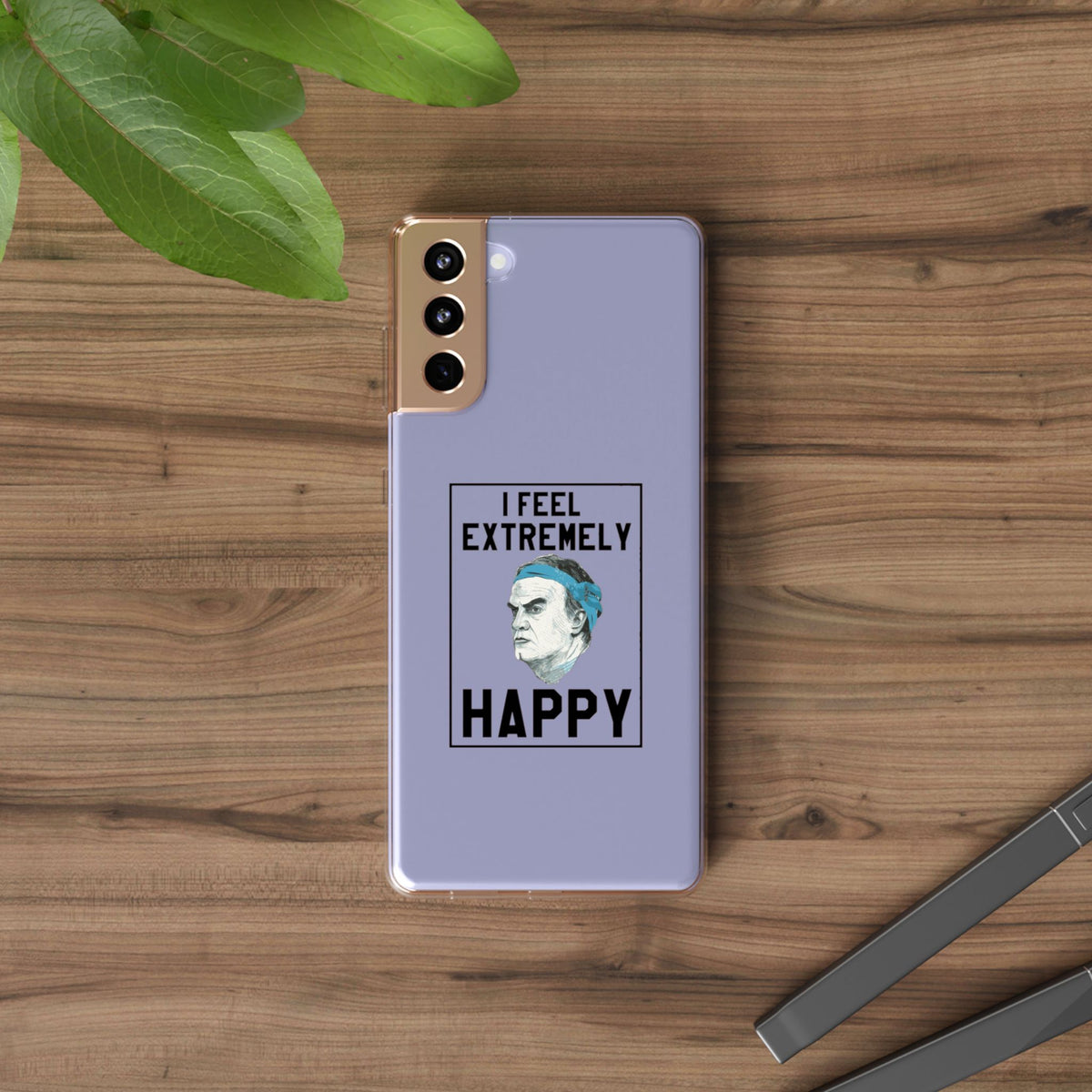 Clear Phone Case - Bielsa I feel Extremely Happy