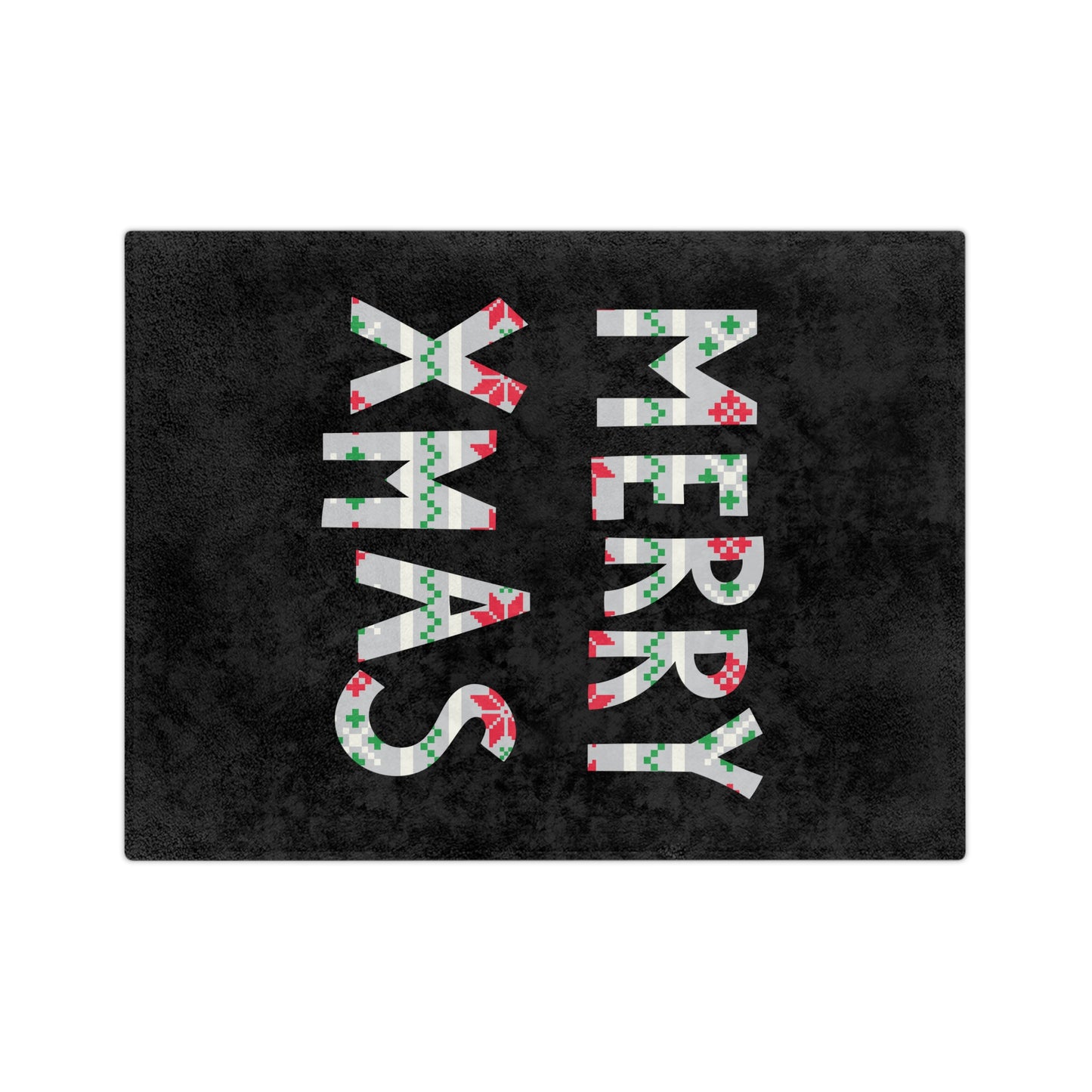 LUFC Christmas Velveteen Sports Blanket “MERRY XMAS” Christmas Edition