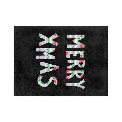 LUFC Christmas Velveteen Sports Blanket “MERRY XMAS” Christmas Edition