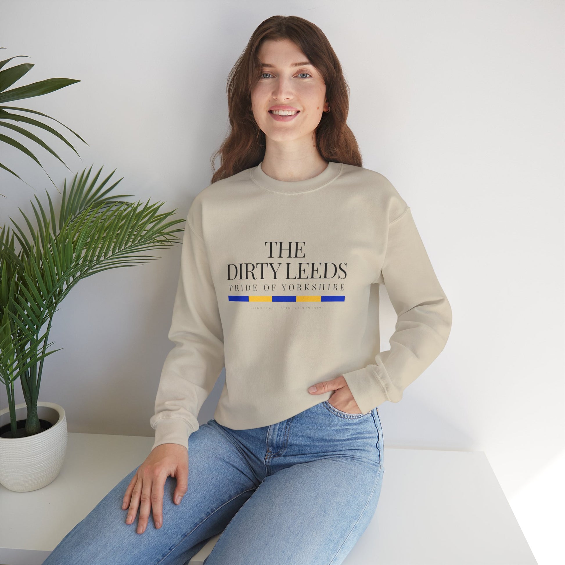 LUFC “The Dirty Leeds: Pride of  Yorkshire” Heavy Blend™ Unisex  Pullover - Lufcnews.co.uk