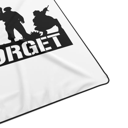 LUFC “Lest We Forget”  Remembrance Snuggle Blanket:  Honor & Tribute Design