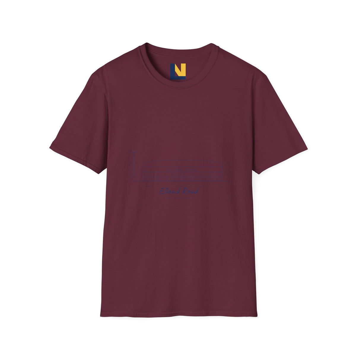 Elland Road Line Art Leeds T-Shirt