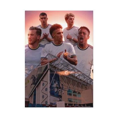 Leeds United Players Elland Road Poster