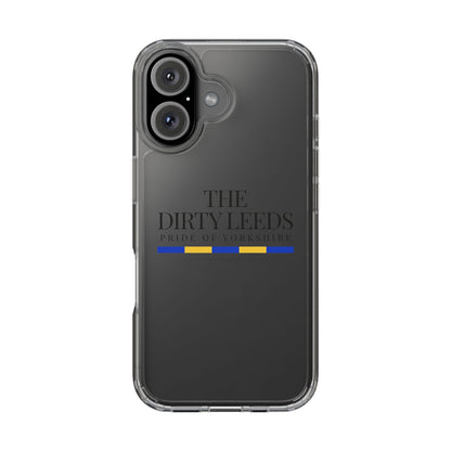 LUFC “The Dirty Leeds: Pride of  Yorkshire” Clear Phone Case - Lufcnews.co.uk