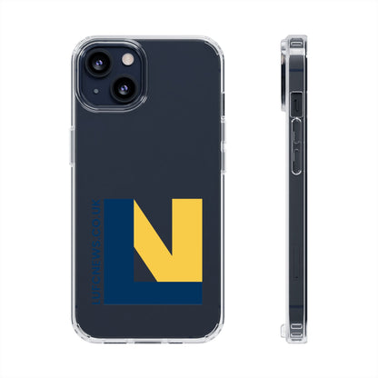 Leeds United “LUFCNEWS.CO.UK”  Clear Impact-Resistant Case - Lufcnews.co.uk