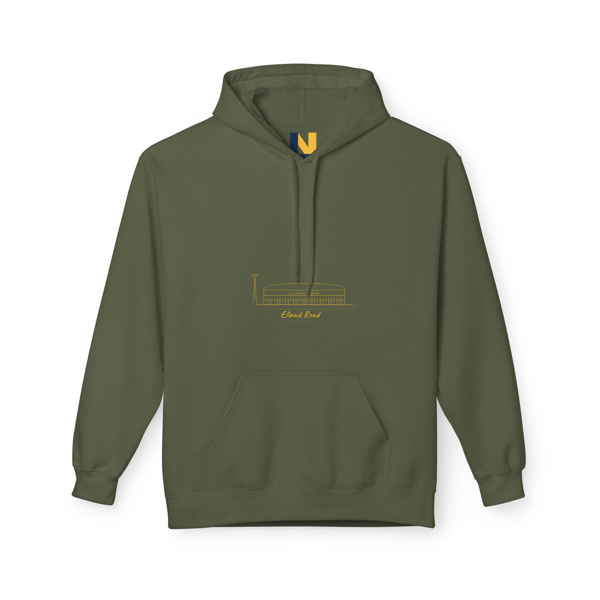 Elland Road Line Art Leeds Hoodie