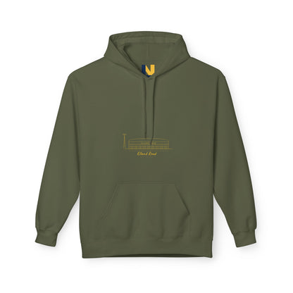 Elland Road Line Art Leeds Hoodie
