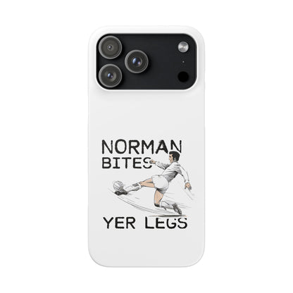 Leeds United Norman Bites "YER  LEGS" Snap Case
