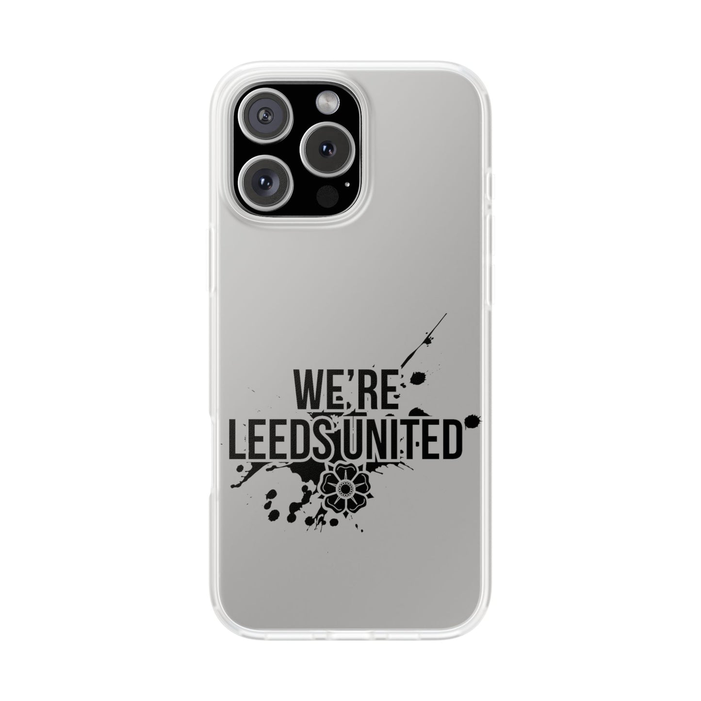LUFC 'We're Leeds United' Retro  Football: Flexi Case