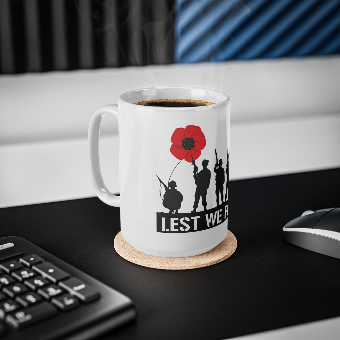 LUFC “Lest We Forget” Soldier Tribute  Beer Mug