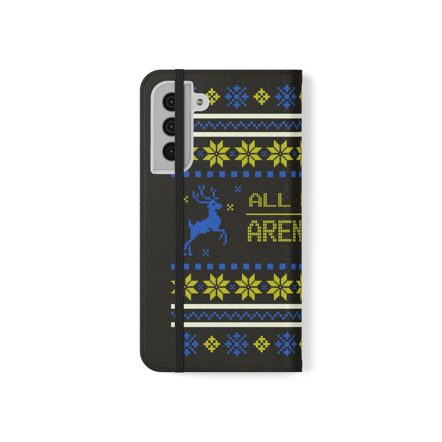 LUFC "All Leeds Aren't We" Flip Case  Phone Wallet: Christmas Edition