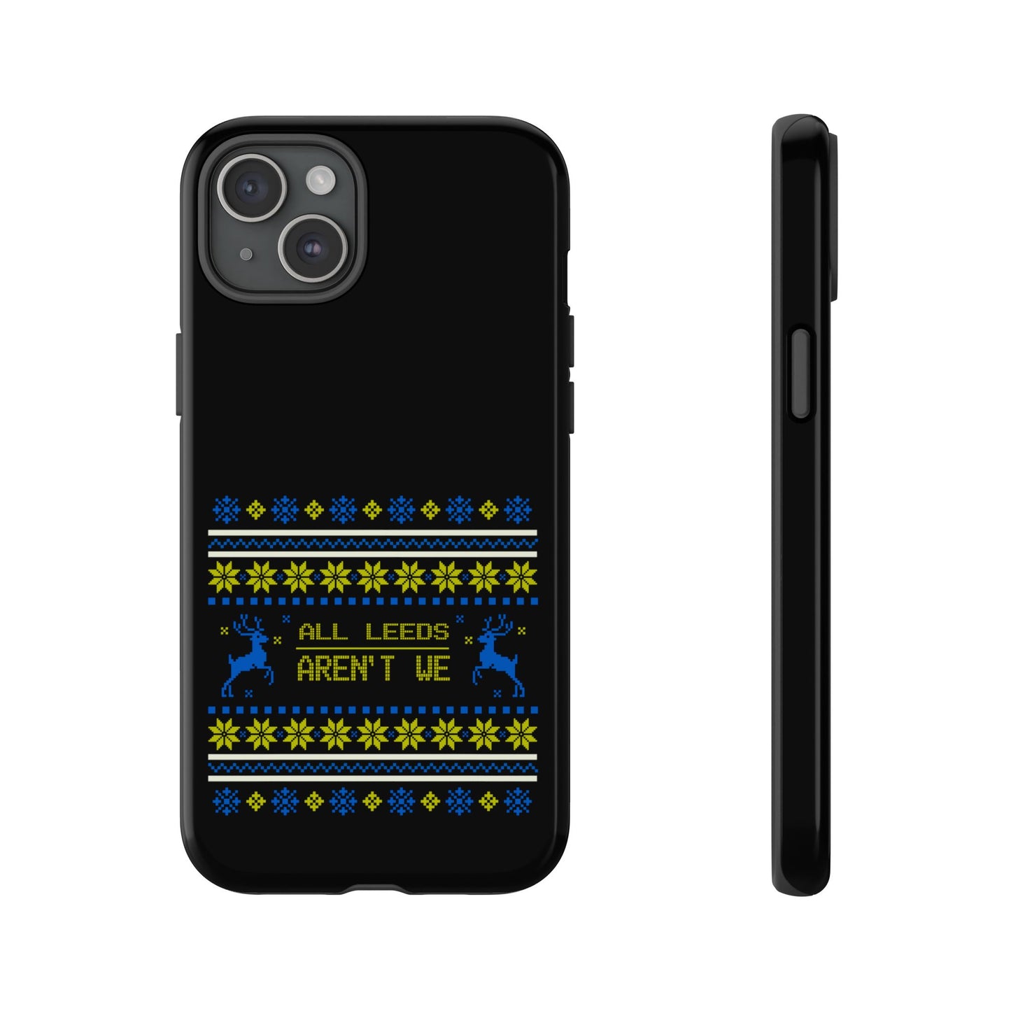 LUFC 'All Leeds Aren't We' Phone  Case: Christmas Edition