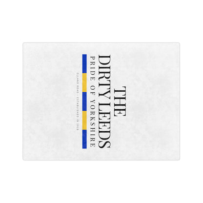 20 LUFC Christmas Velveteen Sports Blanket “ALL LEEDS AREN’T WE” Christmas Edition - Lufcnews.co.uk