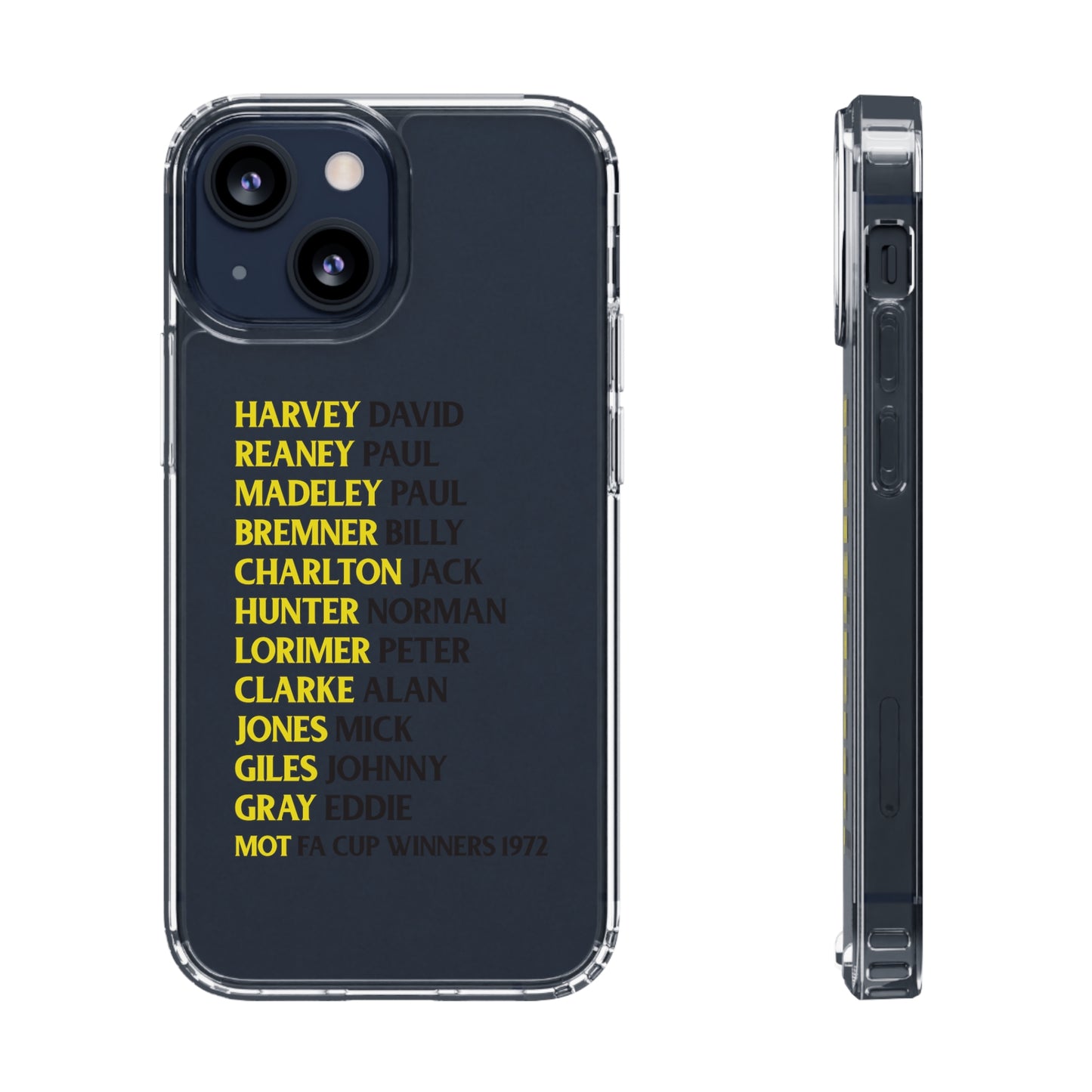 Clear Phone Case - 1972 FA Cup Winners