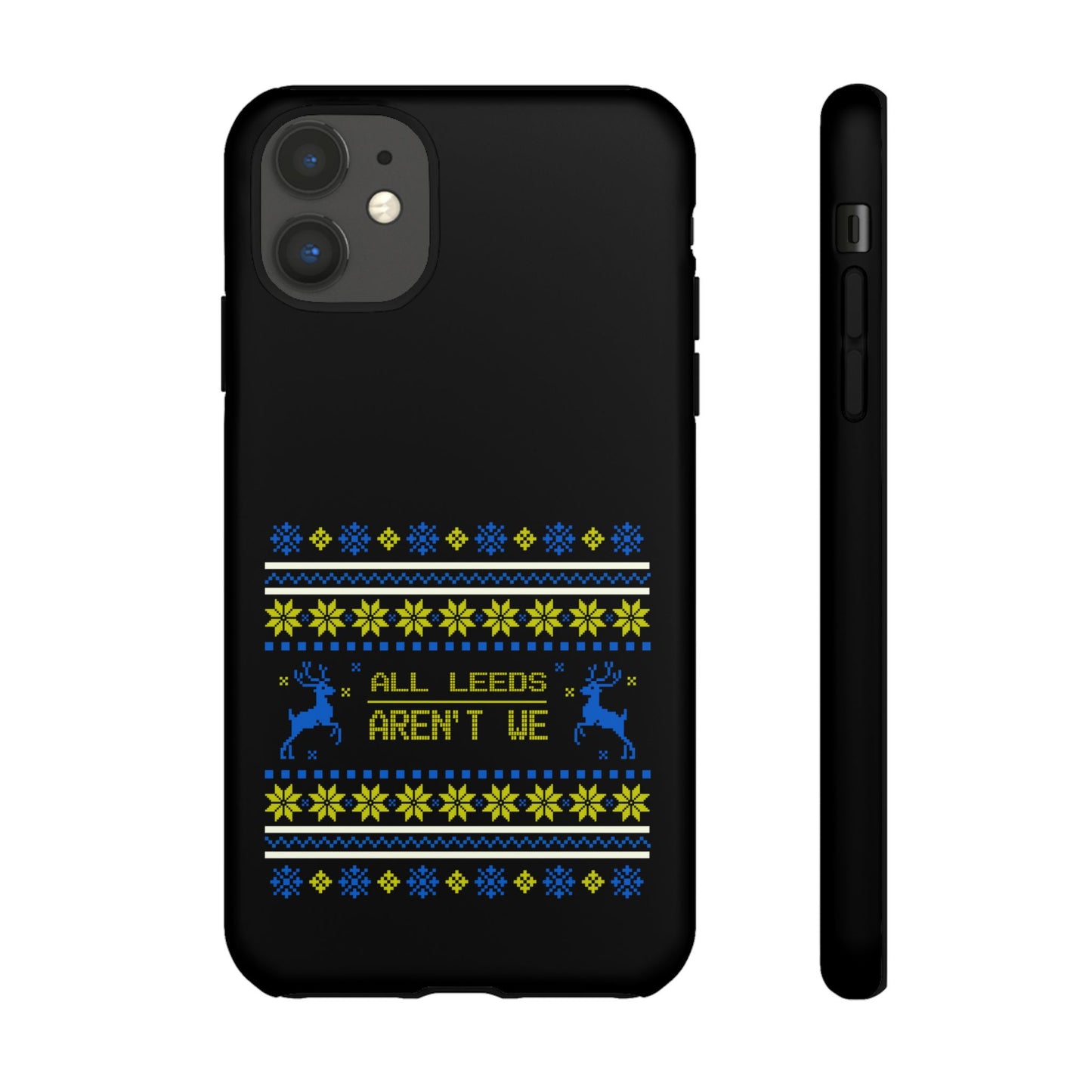 LUFC 'All Leeds Aren't We' Phone  Case: Christmas Edition