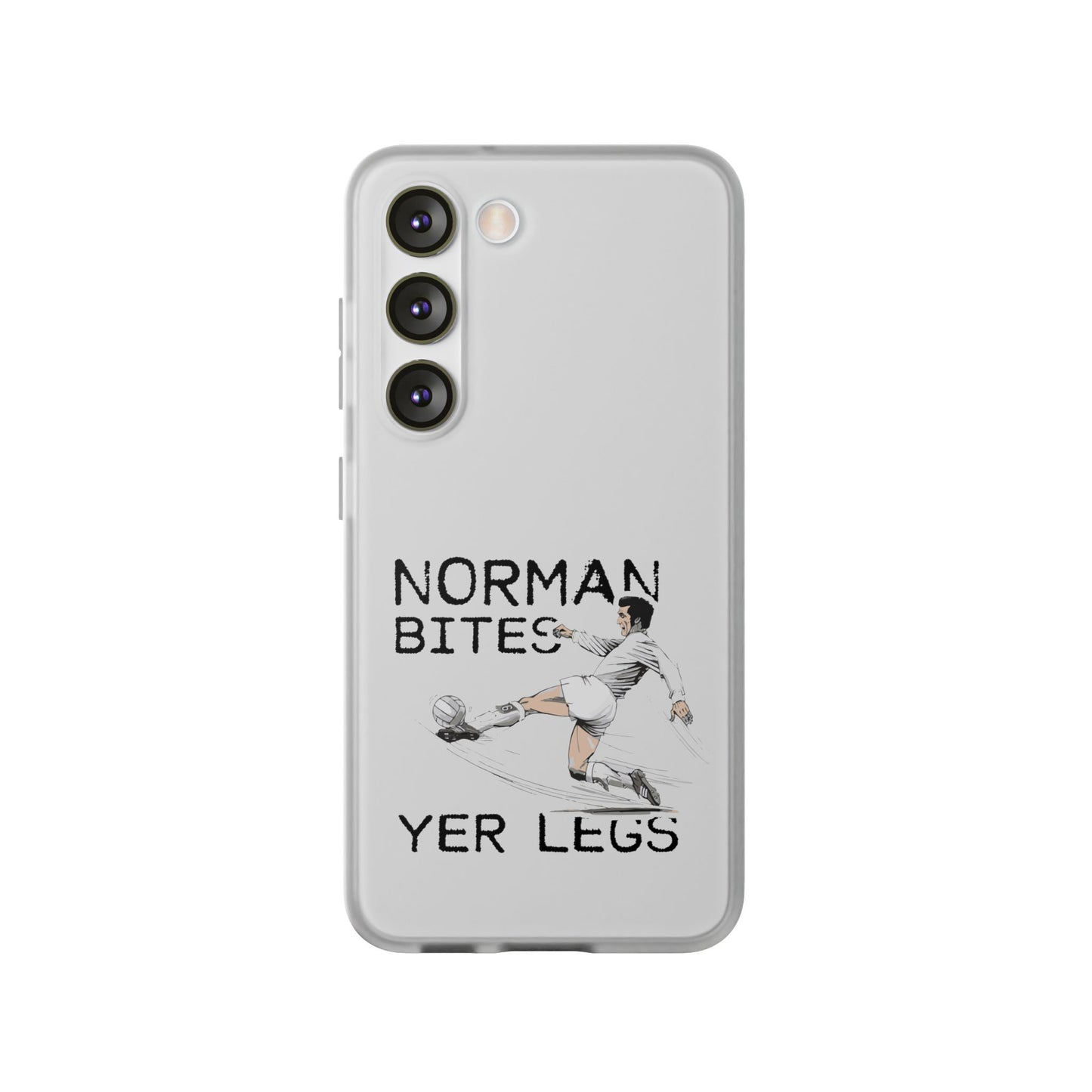 LUFC Norman Bites 'YER LEGS’ Flexi  Case