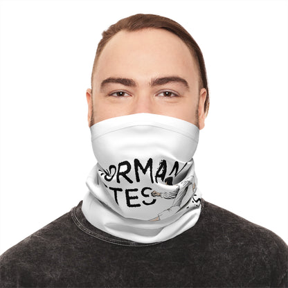LUFC “Norman Bites Yer Legs”  Winter Neck Gaiter: Fleece-Lined  Cold-Weather Essential