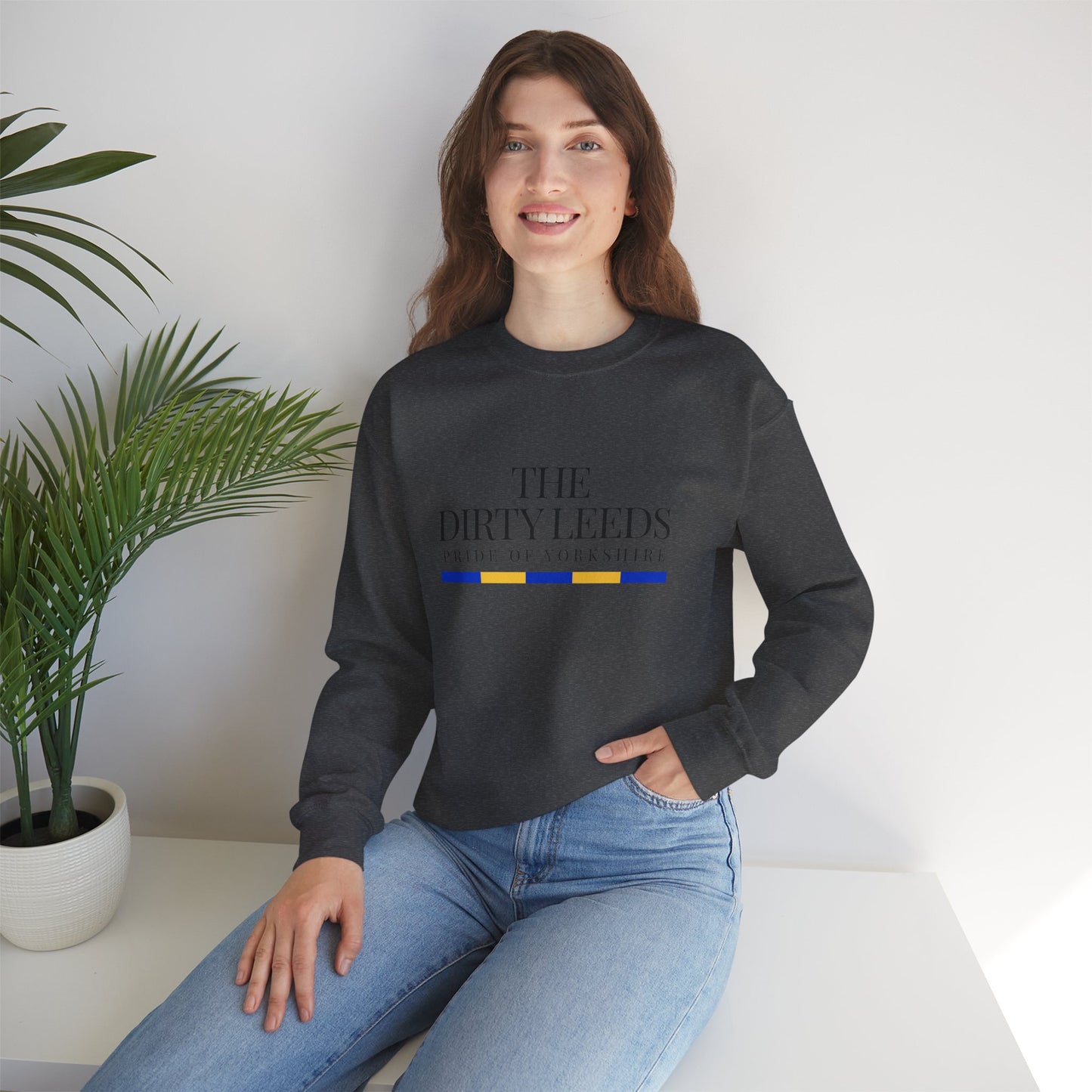 LUFC “The Dirty Leeds: Pride of  Yorkshire” Heavy Blend™ Unisex  Pullover - Lufcnews.co.uk