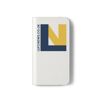 Leeds United "LUFCNEWS.CO.UK" Flip Case  Phone Wallet
