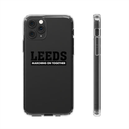 Clear Impact-Resistant Phone Case  “LEEDS: Marching On Together”  Edition