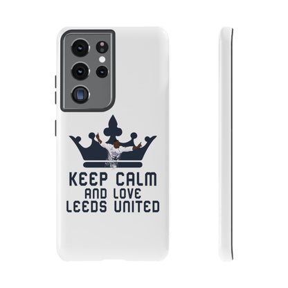 Tøft telefonveske - Keep Calm and Love Leeds United