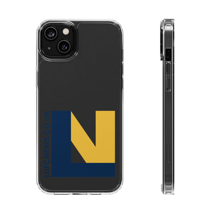 Leeds United “LUFCNEWS.CO.UK”  Clear Impact-Resistant Case - Lufcnews.co.uk
